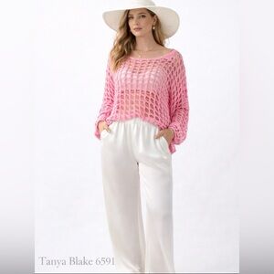 Tanya-b Vibrant Pink Women's Sweater